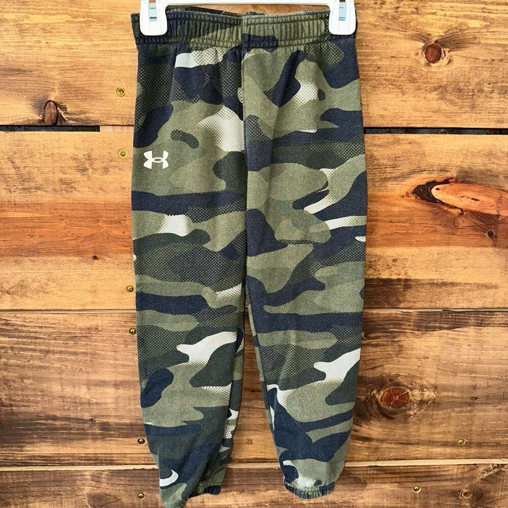 Under-armour Men's Green and Khaki Joggers-tracksuits